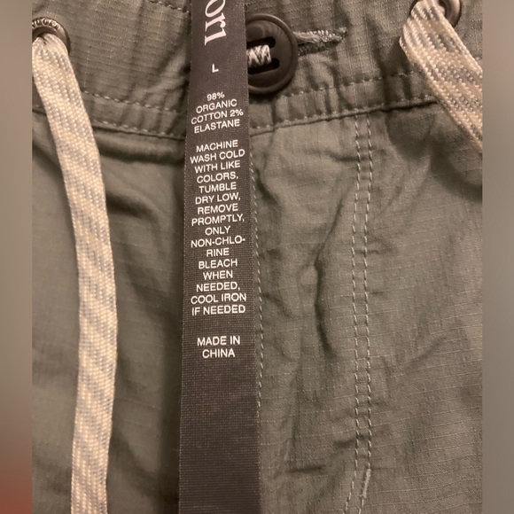 VUORI Pants Womens Large Green/grey  Ripstop joggers Comfort Casual Active VW401 - Picture 4 of 5